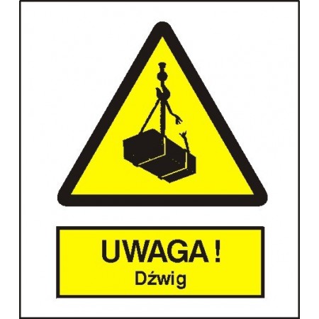 EG-tablice „Uwaga dźwig”