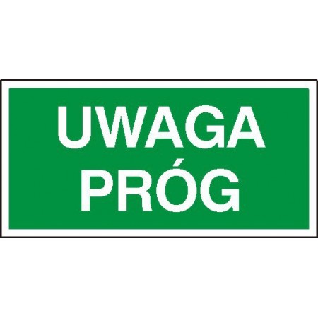 EG-tablice „Uwaga próg”