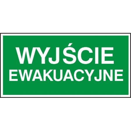 EG-tablice „Wyjście ewakuacyjne”