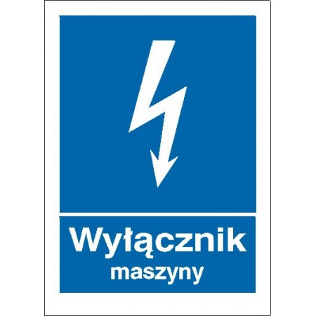 EG-tablice „Wyłącznik maszyny”