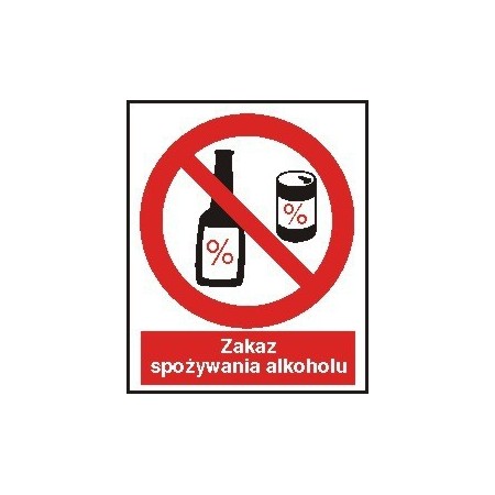 EG-tablice „Zakaz spożywania alkoholu”