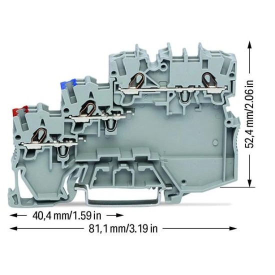 3-piętrowa złączka sygnałowa 1 mm?