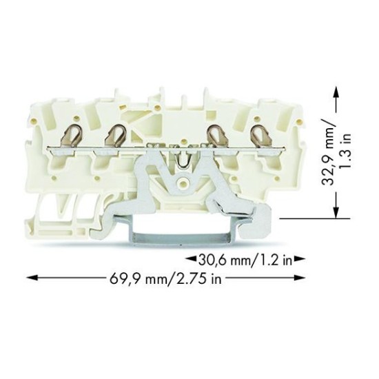Złączka do ekranu do zastosowań Ex e II 1,5 mm