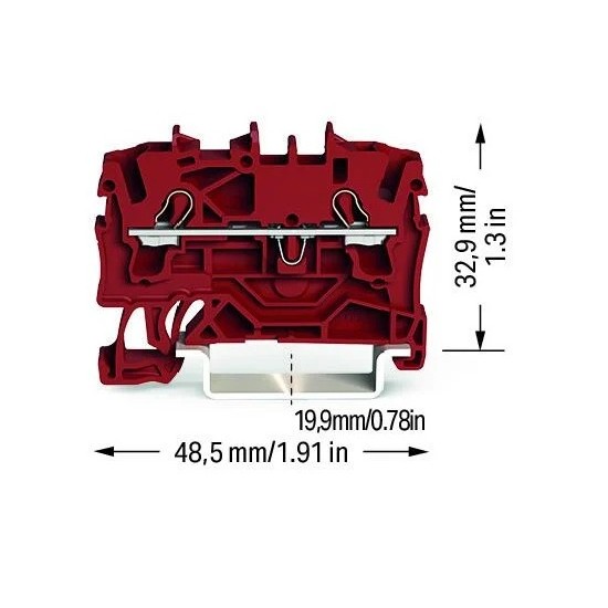 Złączka przelotowa do zastosowań Ex e II 2,5 mm