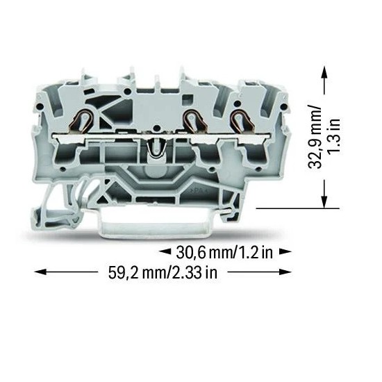 Złączka przelotowa do zastosowań Ex e II 2,5 mm
