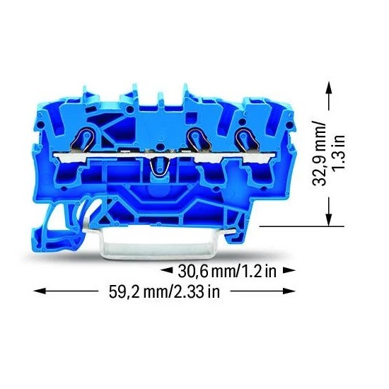 Złączka przelotowa do zastosowań Ex e II 2,5 mm