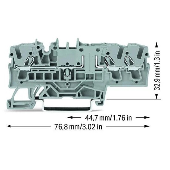 Złączka bazowa na szynę 2,5 mm