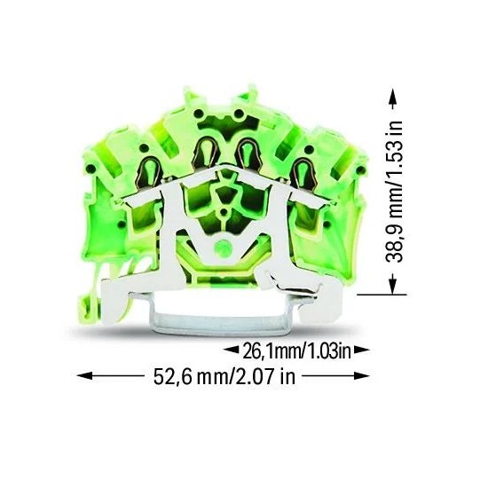 Złączka PE do zastosowań Ex e II 2,5 mm