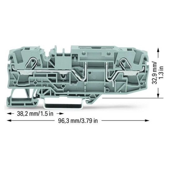 2-przewodowa złączka bazowa 6 mm
