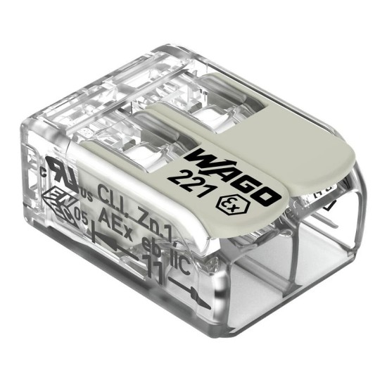 Złączka instalacyjna do zastosowań Ex e 2-przewodowa maks. 4 mm"