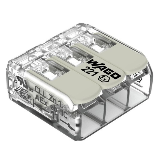 Złączka instalacyjna do zastosowań Ex e 3-przewodowa maks. 4 mm"