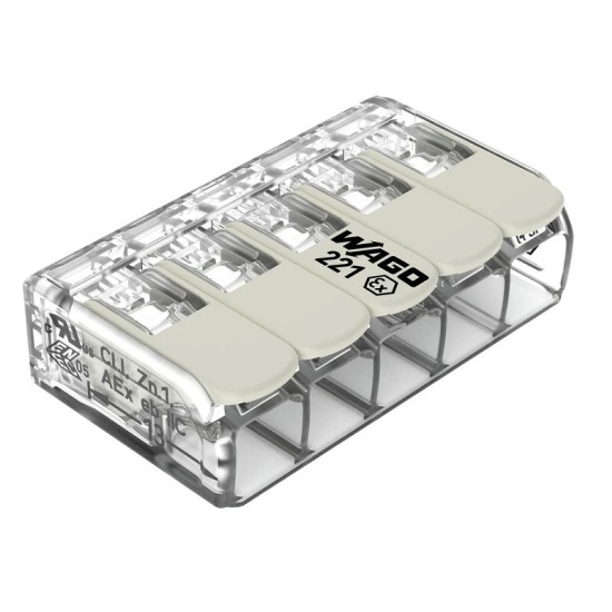 Złączka instalacyjna do zastosowań Ex e 5-przewodowa maks. 6 mm"