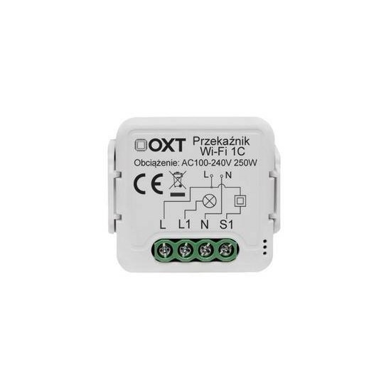 Moduł OXT mini przekaźnik 1 obwód WiFi TUYA