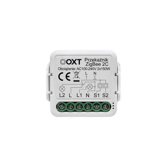 Moduł OXT mini przekaźnik 2 obwody ZigBee TUYA
