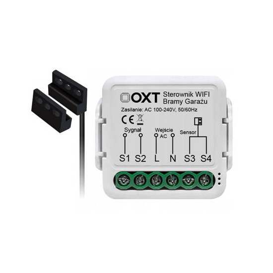 Moduł OXT z sensorem do bramy garażu WiFi TUYA