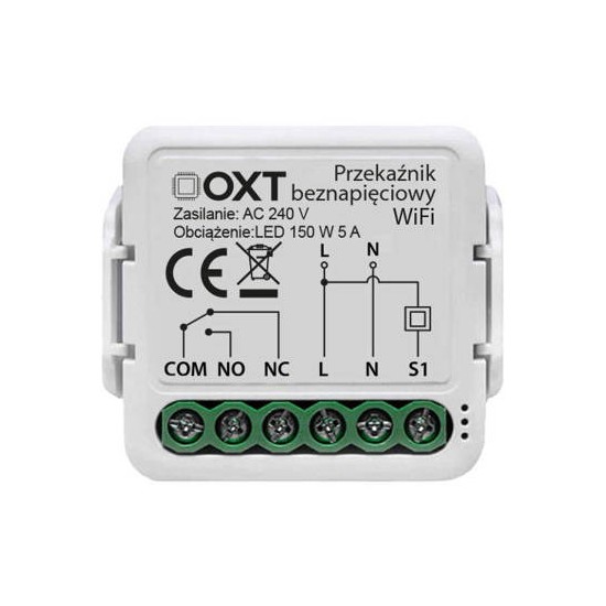 Moduł OXT mini beznapięciowy WiFi TUYA