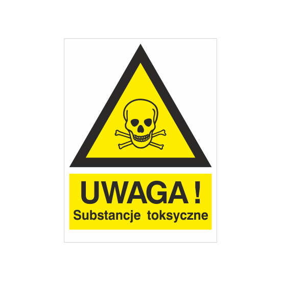 EG-tablice "Ostrzeżenie przed substancjami toksycznymi"