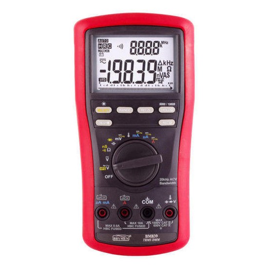 Multimetr BM839 TRMS 4 1/2 cyfry VFD & Hz BeepLit ACV 20kHz Brymen