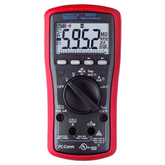 Multimetr BM252s EF, T, RS232/USB Brymen
