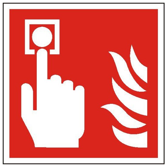 EG-tablice "Alarm pożarowy"