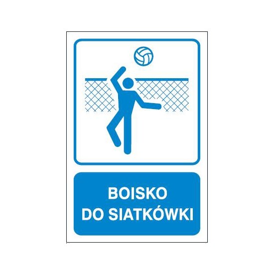 EG-tablice "Boisko do siatkówki"