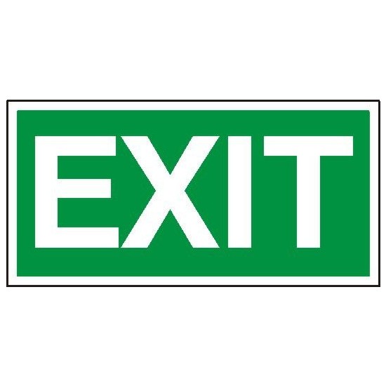 EG-tablice "Exit"