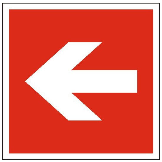 EG-tablice "Kierunek do miejsca rozmieszczenia sprzętu pożarniczego lub urządzenia ostrzegającego"