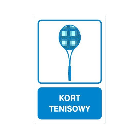 EG-tablice "Kort tenisowy"