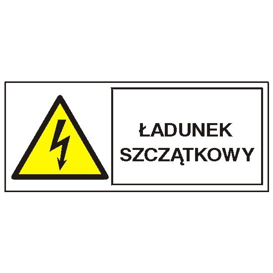 EG-tablice "Ładunek szczątkowy" pozioma