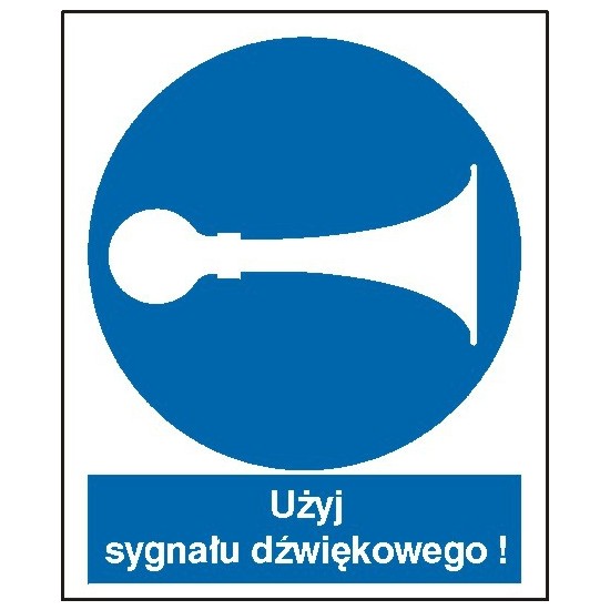 EG-tablice "Nakaz używania sygnału"