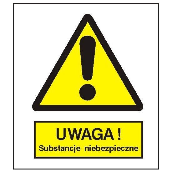 EG-tablice "Ostrzeżenie przed substancjami niebezpiecznymi"
