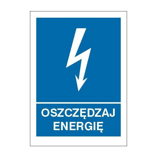 EG-tablice "Oszczędzaj energię"