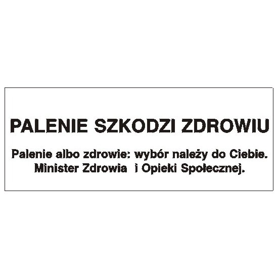 EG-tablice "Palenie szkodzi zdrowiu"