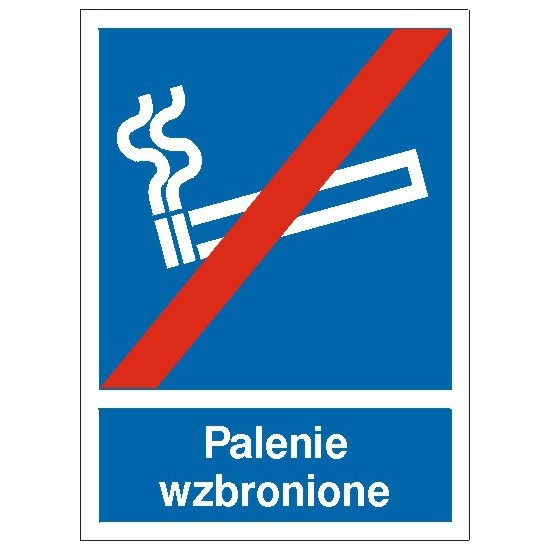 EG-tablice "Palenie wzbronione" pionowa