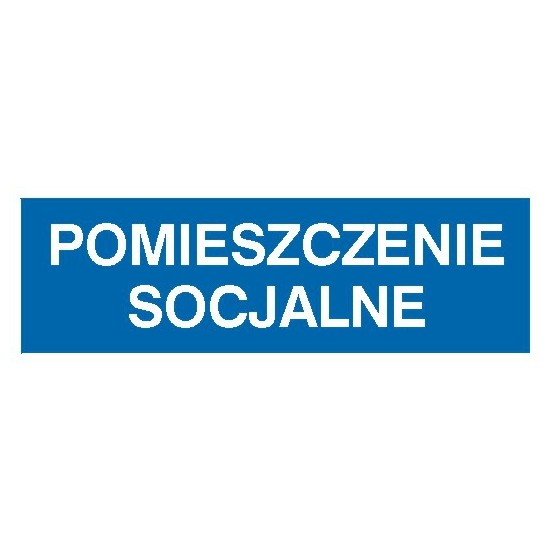 EG-tablice "Pomieszczenie socjalne"