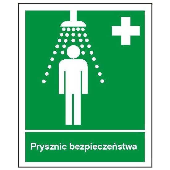 EG-tablice "Prysznic bezpieczeństwa"