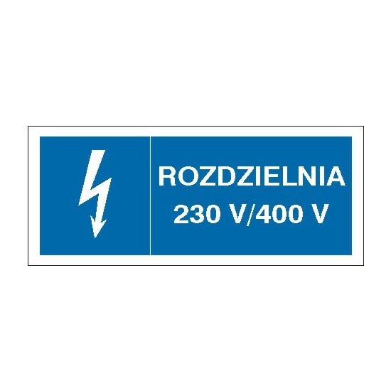EG-tablice "Rozdzielnia 230 V/ 400 V"