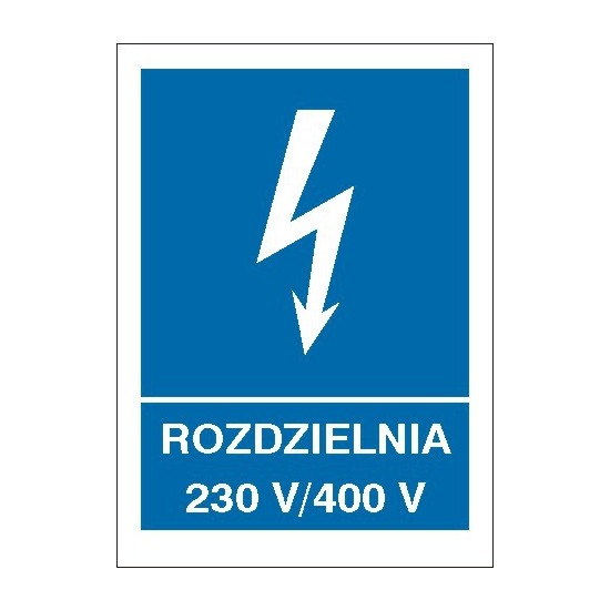 EG-tablice "Rozdzielnia 230 V/400 V"