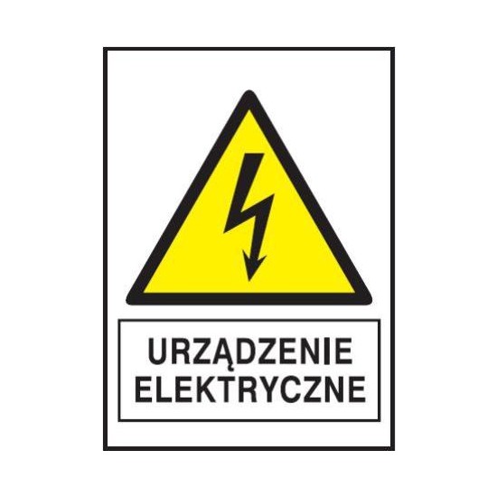 EG-tablice "Urządzenie elektryczne"