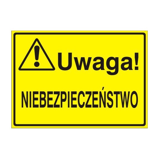 EG-tablice "Uwaga! Niebezpieczeństwo"