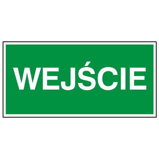 EG-tablice "Wejście"