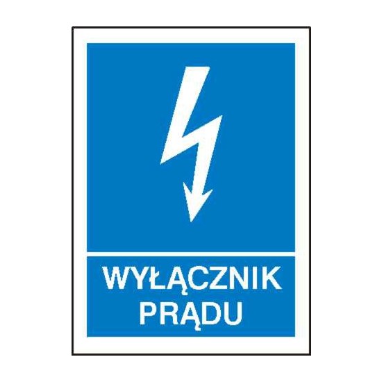 EG-tablice "Wyłącznik prądu"