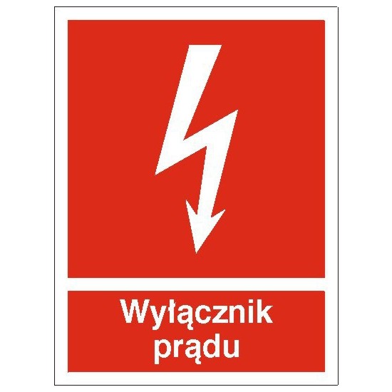 EG-tablice "Wyłącznik prądu"