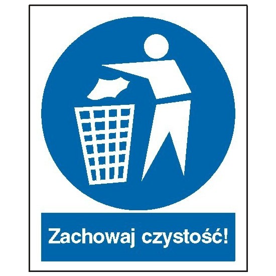 EG-tablice "Zachowaj czystość"
