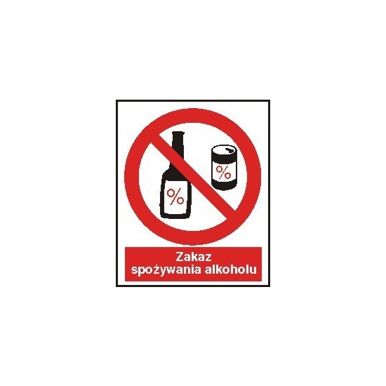 EG-tablice "Zakaz spożywania alkoholu"