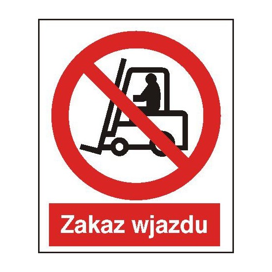 EG-tablice "Zakaz wjazdu"