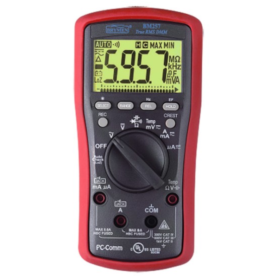 Multimetr BM257s TRMS, T1, RS232/USB Brymen