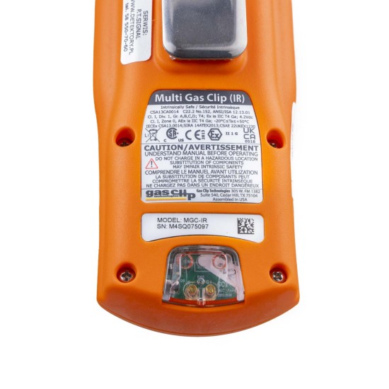 Przenośny detektor wielogazowy CH4/O2/H2S/CO – Multi Gas Clip Pump