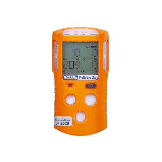 Przenośny detektor wielogazowy CH4/O2/H2S/CO – Multi Gas Clip Pump