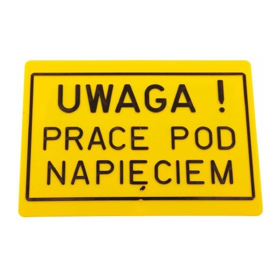 Tablica do oznakowania miejsca pracy